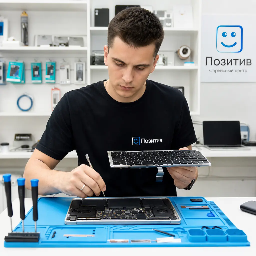 заменить клавиатуру на Apple Macbook в посёлке Коммунар