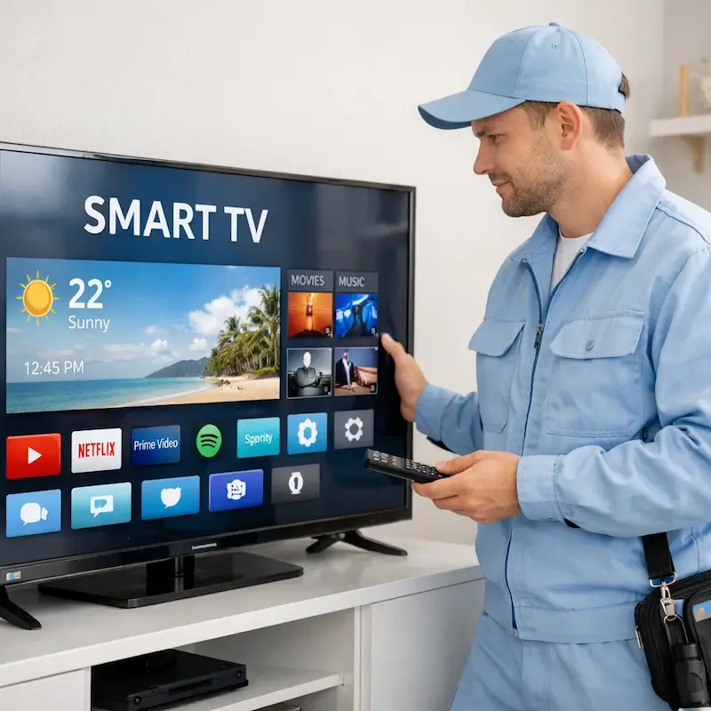 Настройка Smart TV в посёлке Коммунар