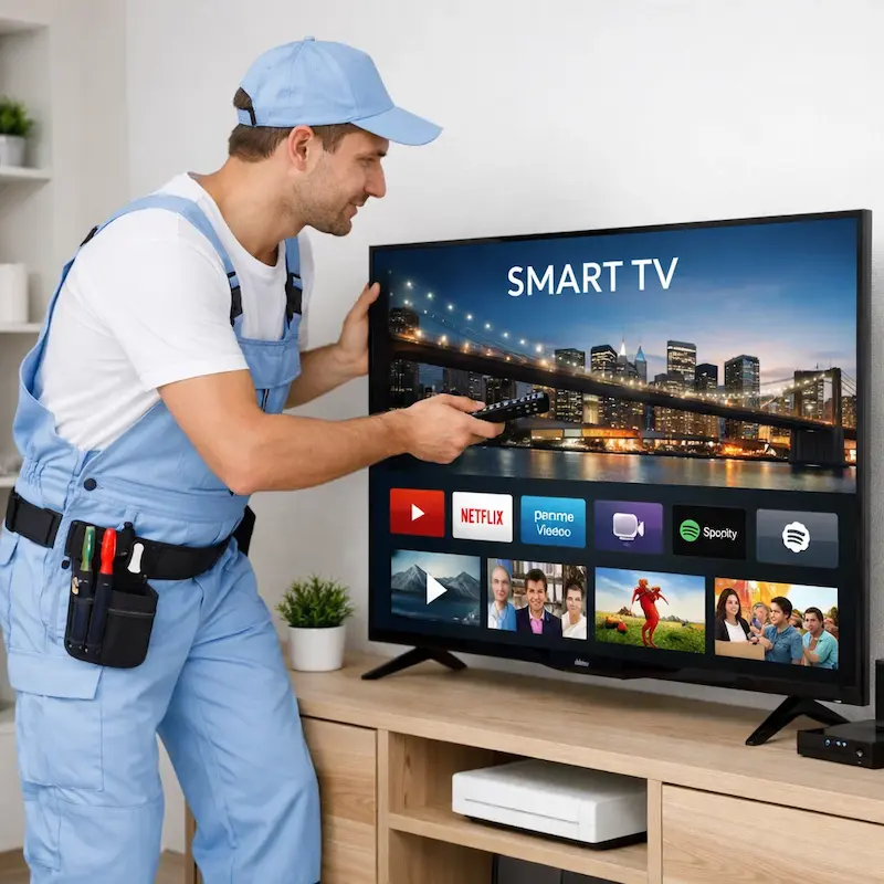 Как вызвать мастера для настройки Smart TV в посёлке Коммунар