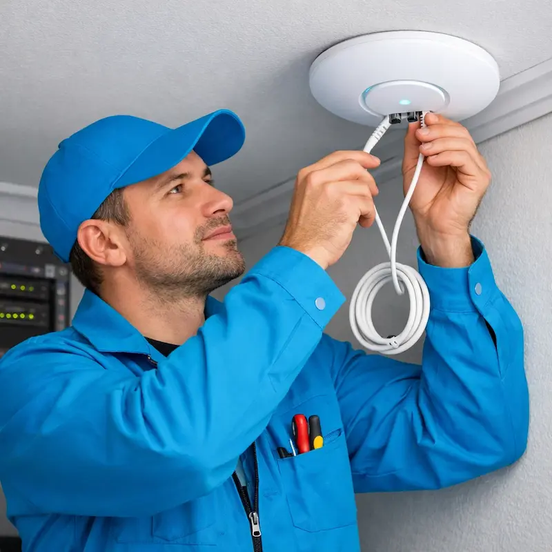 Настройка точки доступа в посёлке Коммунар