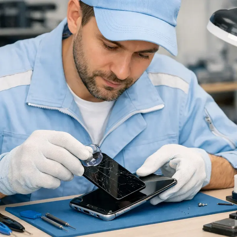 Заменить сенсорное стекло на смартфоне в посёлке Коммунар