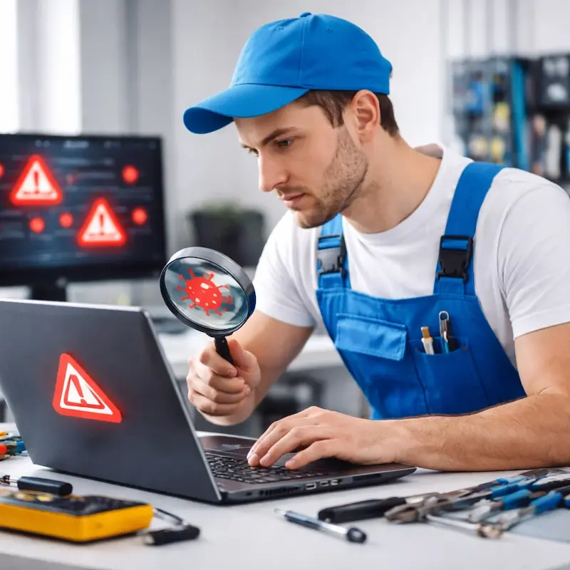 Поиск и устранение вирусов в посёлке Коммунар